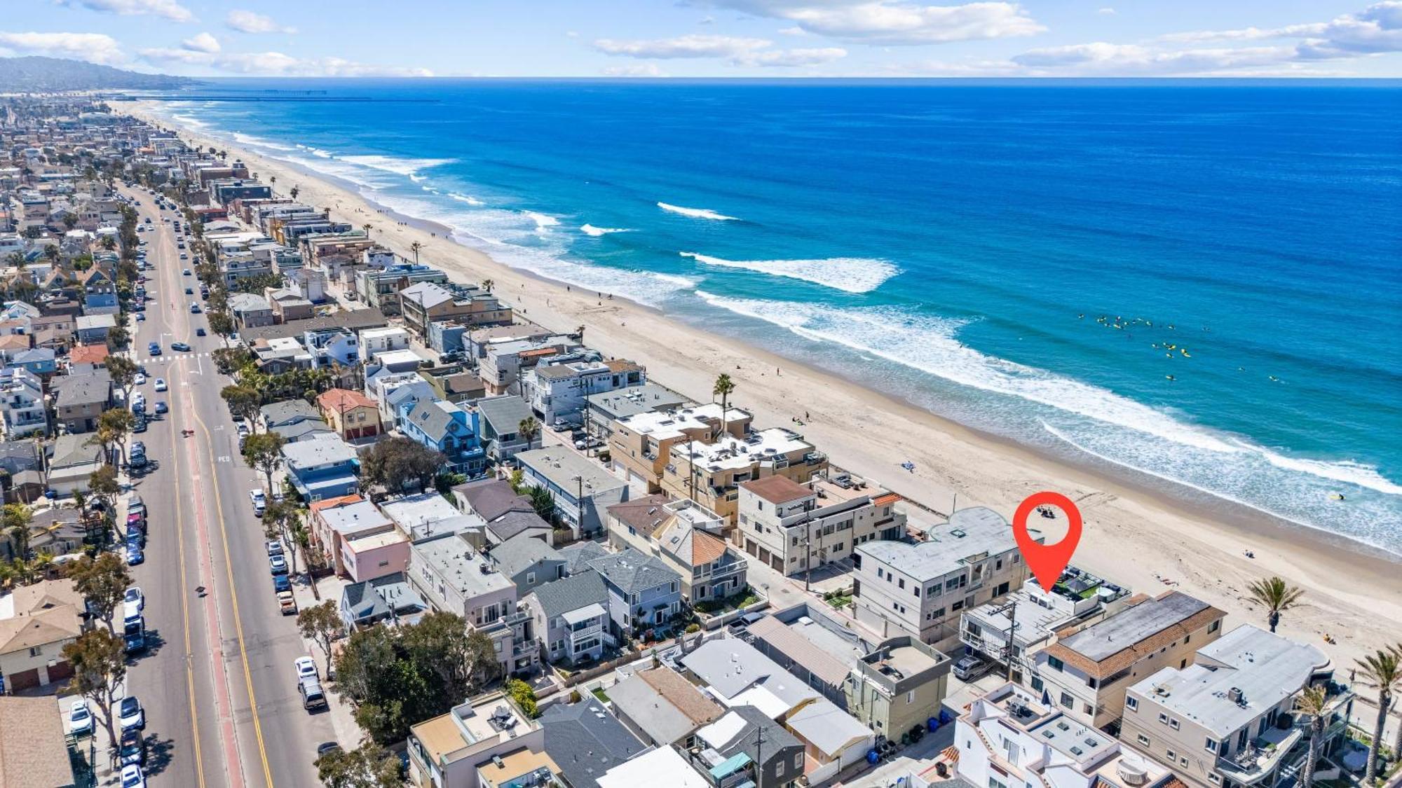 Luxury S Oceanfront Unit With Rooftop & Hot Tub - Ac Holiday home San Diego